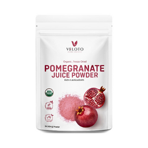 VELOTO Organic Pomegranate Juice Powder – Freeze-Dried Superfood | 1 lb