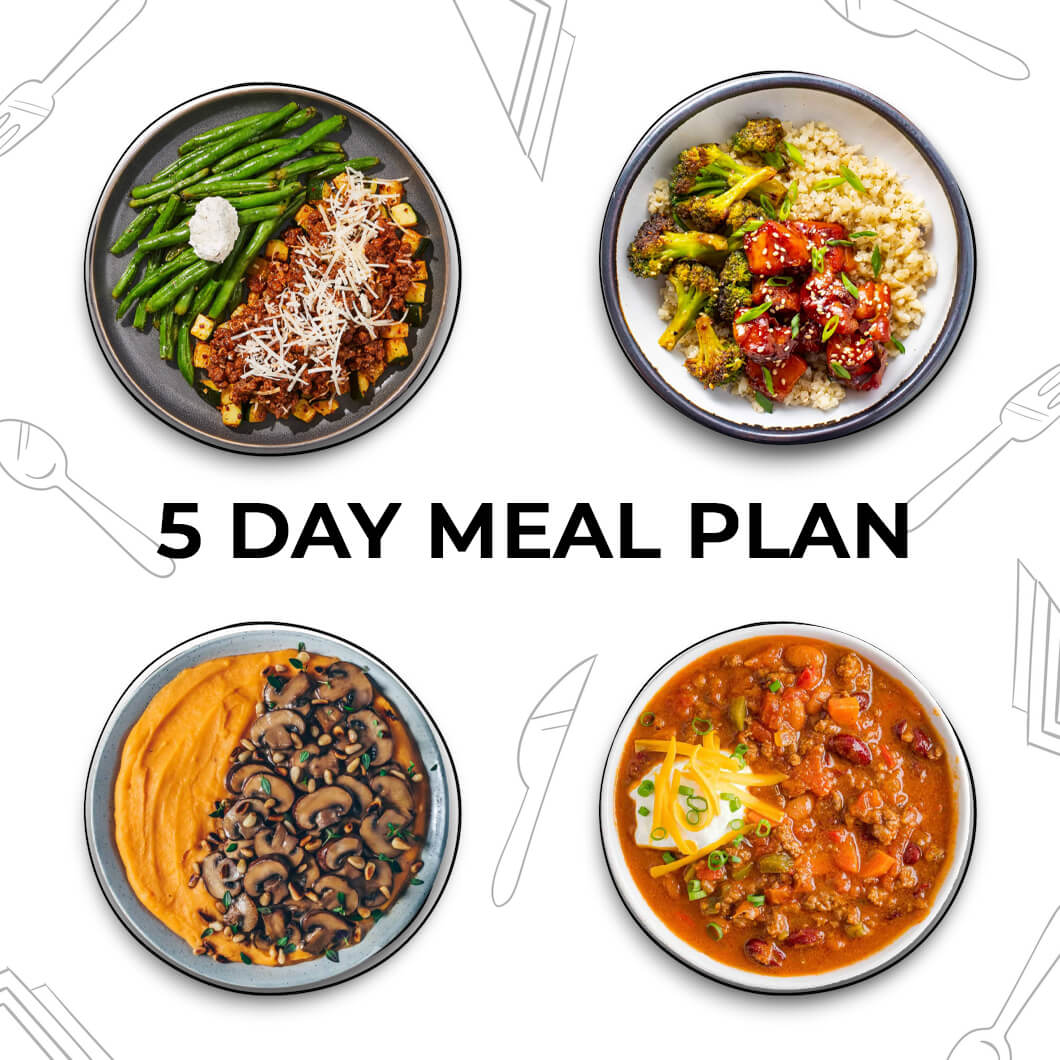 5 Day Keto Diet Meal Plan - Lunch & Dinner