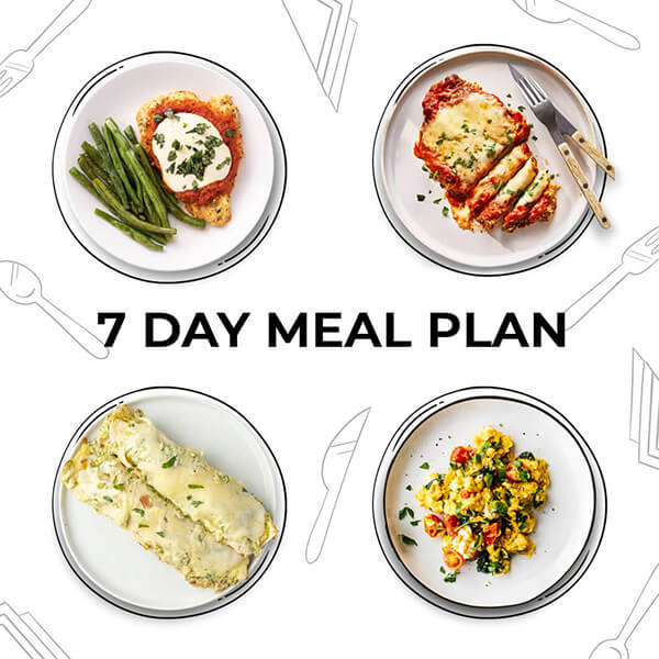 7 Day Keto Diet Meal Plan - Lunch & Dinner