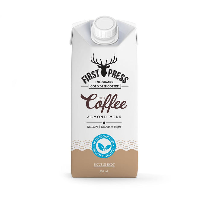First Press Iced Coffee Almond Milk - No Added Sugar - 350ml