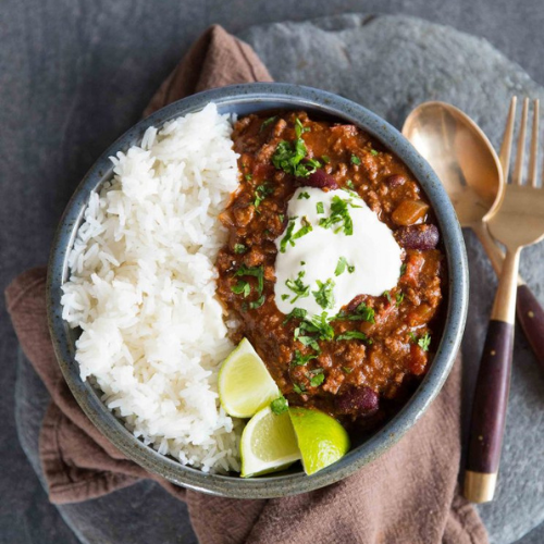 Chilli Con Carne Rice Bowl