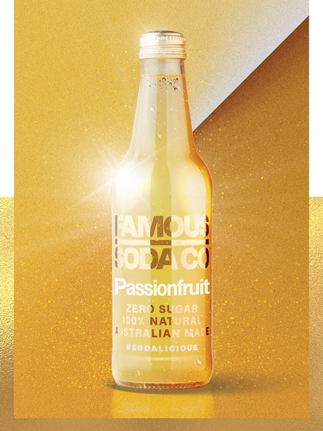 Famous Soda Co - (Passion Fruit) - 330ml