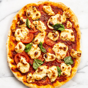 Keto Margarita Vegetarian Pizza