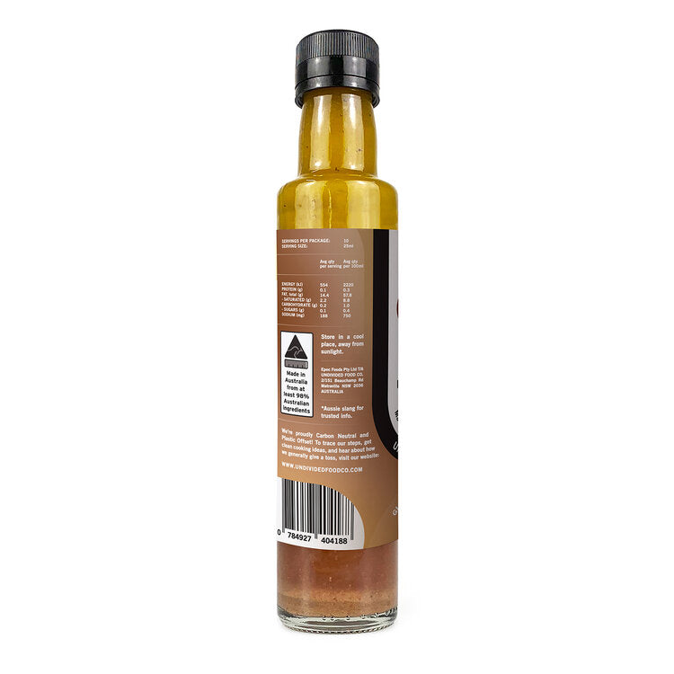 GOOD Oil - Mediterranean Dressing (250ml) Nutritional Panel