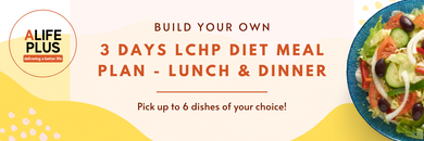 3 Days LCHP Diet Meal Plan - Lunch & Dinner