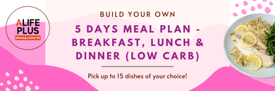 5 Days Low Carb Meal Plan - Breakfast, Lunch & Dinner