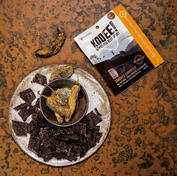 Kooee! Snacks Beef Jerky - Smoked Chipotle  (Gluten Free) - 30g