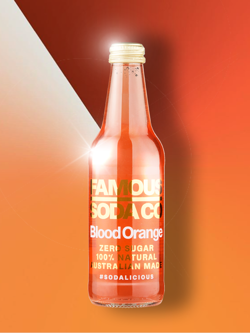 Famous Soda Co - (Blood Orange) 