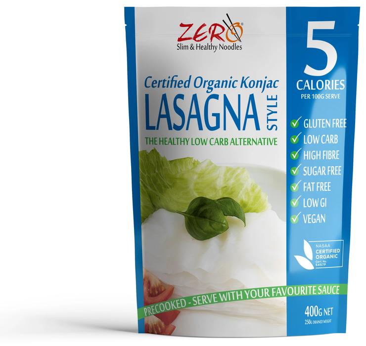 ZERO Slim & Healthy Konjac LASAGNA SHEETS - 400g